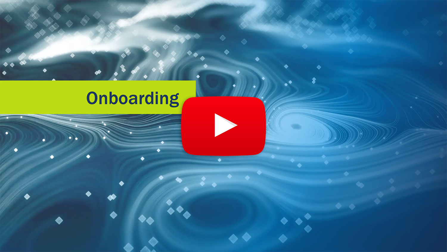 Onboarding video splash screen
