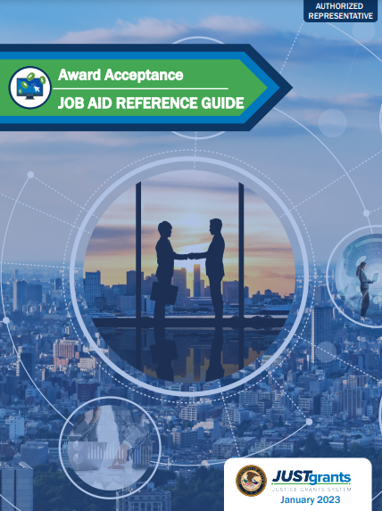 Award Acceptance Job Aid Reference Guide