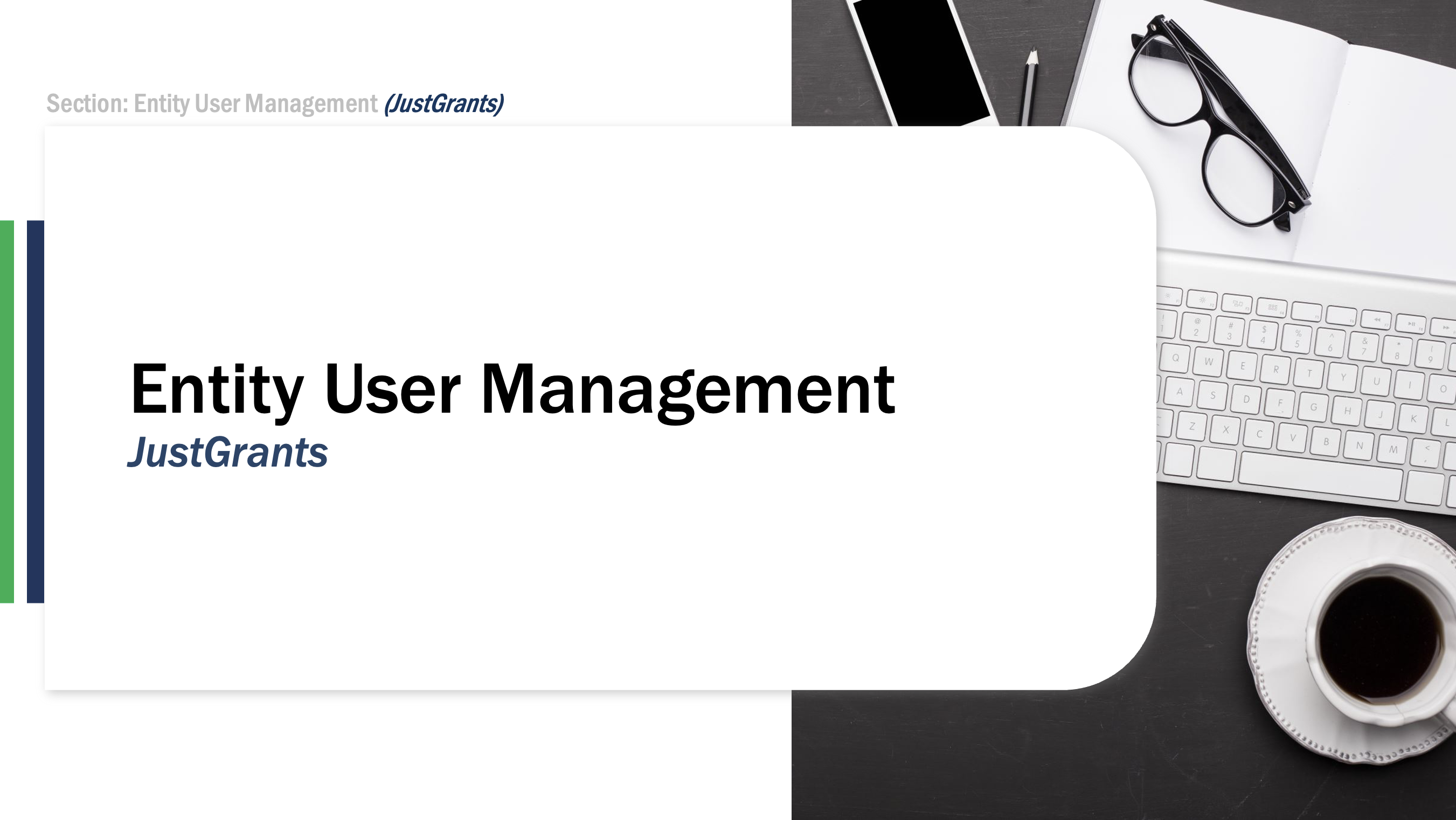 Entity User Management in JustGrants video screenshot