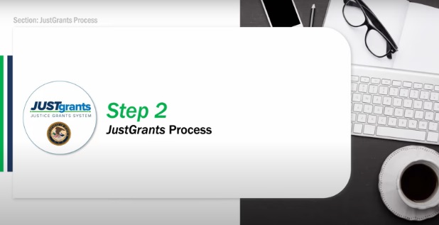 Click Here to Watch Video: Step 2 - JustGrants Process